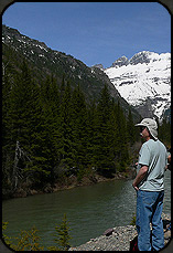 Jim at Glacier National Park